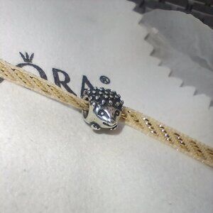 PANDORA RETIRED SS 925 ALE Hedgehog porcupine  Bead Charm